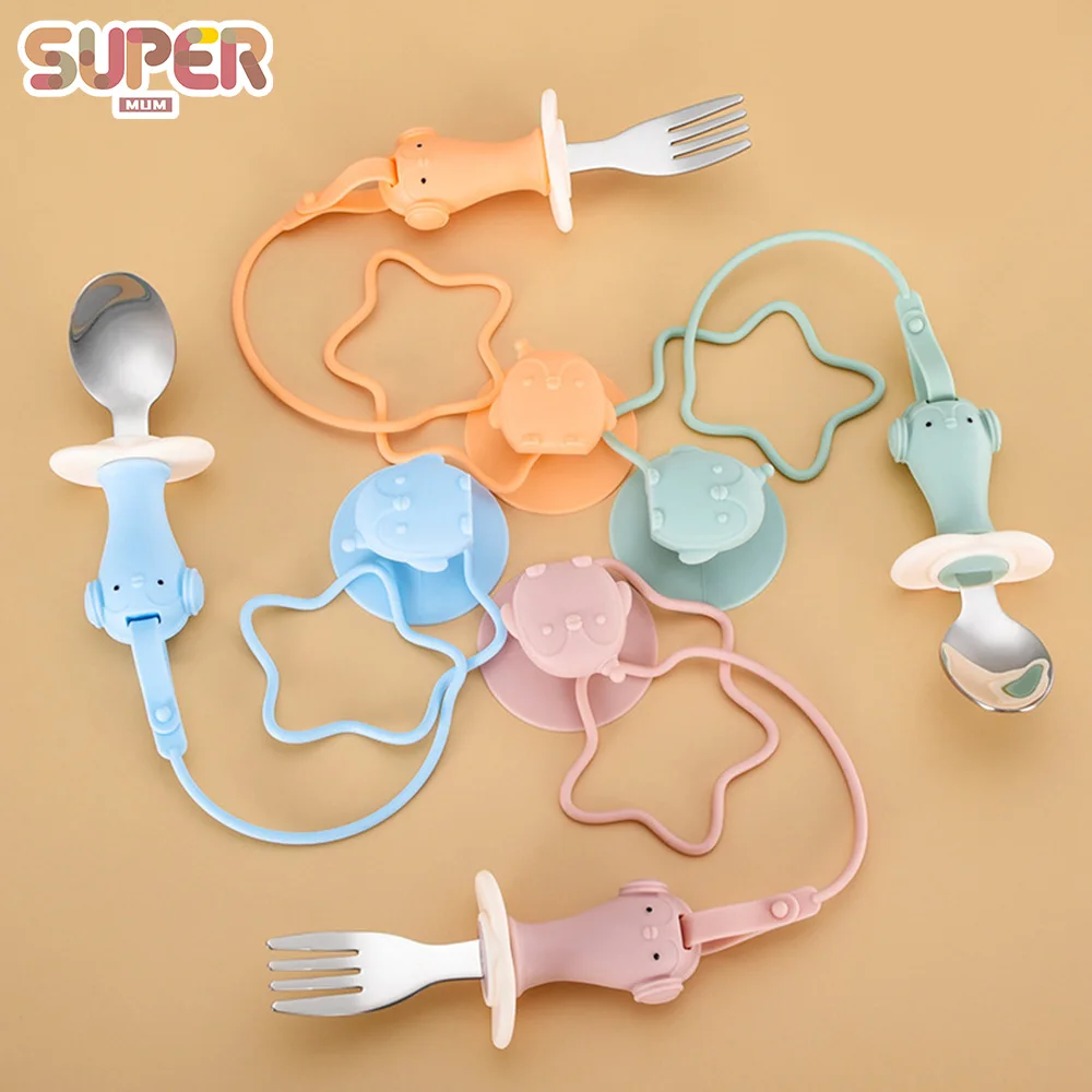 Baby Gadgets Silicone Tableware Set Child Utensil Stainless Steel Toddler Dinnerware Cutlery Cartoon Infant Feeding Spoon Fork
Baby Gadgets Silicone Tableware Set Child Utensil Stainless Steel Toddler Dinnerware Cutlery Cartoon Infant Feeding Spoon Fork