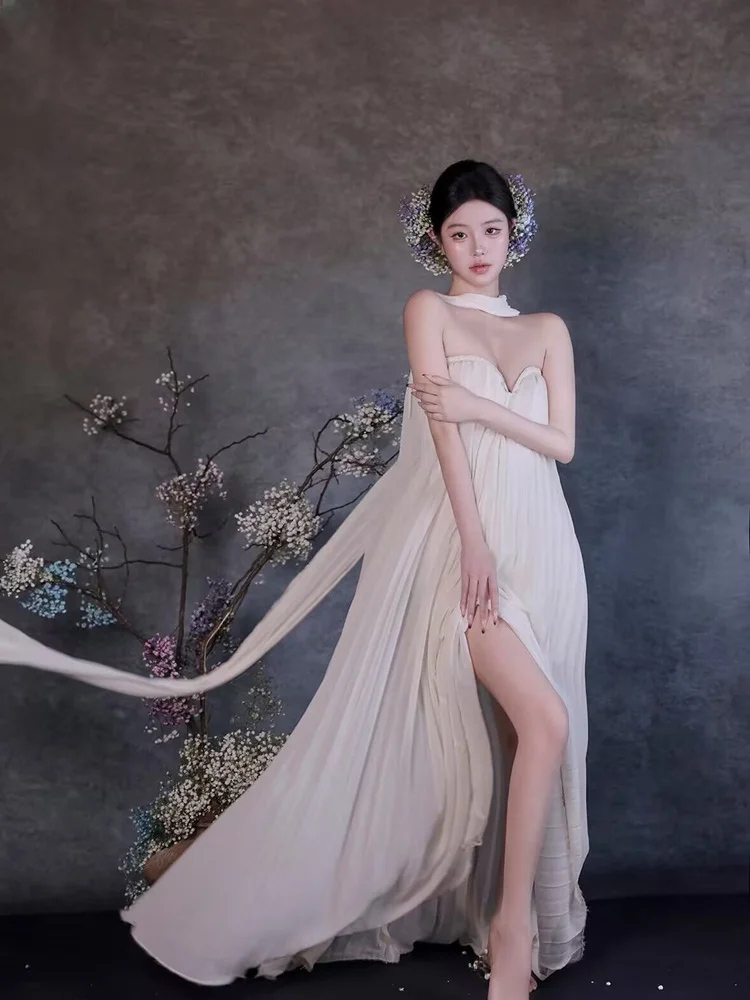 2026 New Zen Chinese Style Portrait Photography Clothing for Girls Cool Tone Personal Photo Shoot Traditional Ethnic Costume
2026 New Zen Chinese Style Portrait Photography Clothing for Girls Cool Tone Personal Photo Shoot Traditional Ethnic Costume