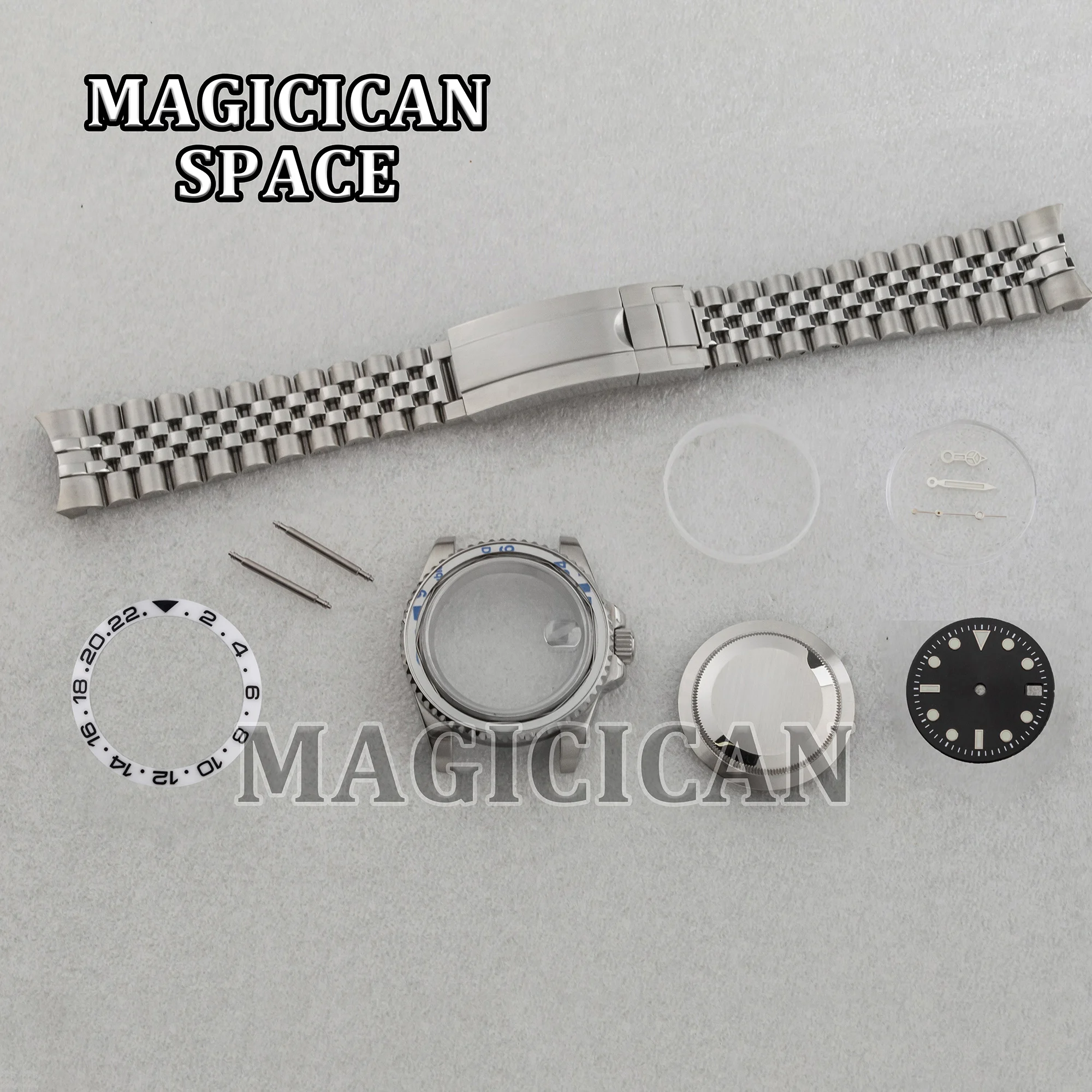 for SUB GMT Watches Mod Pats NH35 Case Watchband Luminous Dial Hands Watch Accessories Solid Stainless Steel 40mm Watch Case
for SUB GMT Watches Mod Pats NH35 Case Watchband Luminous Dial Hands Watch Accessories Solid Stainless Steel 40mm Watch Case