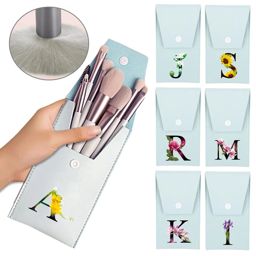 8pcs Travel Makeup Brush Case Kit Travel and Daily Use Beauty Set Blending Beauty Tool Bag Flower Color 26 Letters Pattern
8pcs Travel Makeup Brush Case Kit Travel and Daily Use Beauty Set Blending Beauty Tool Bag Flower Color 26 Letters Pattern