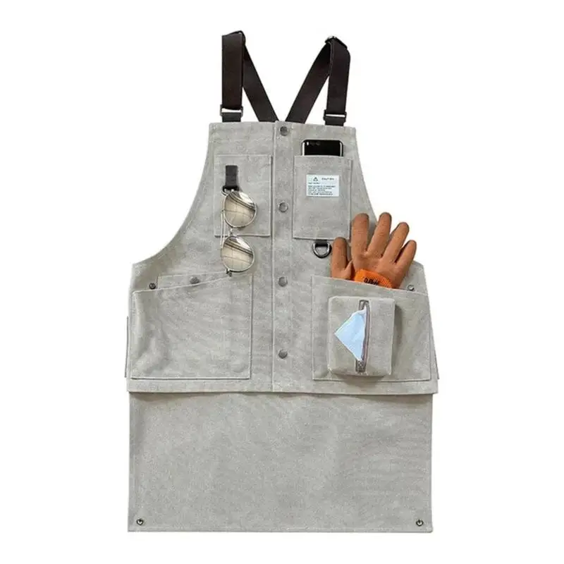 G6KF Thickened Canvas Tool Apron With Adjustable Strap For Craftsmen Woodworkers
G6KF Thickened Canvas Tool Apron With Adjustable Strap For Craftsmen Woodworkers