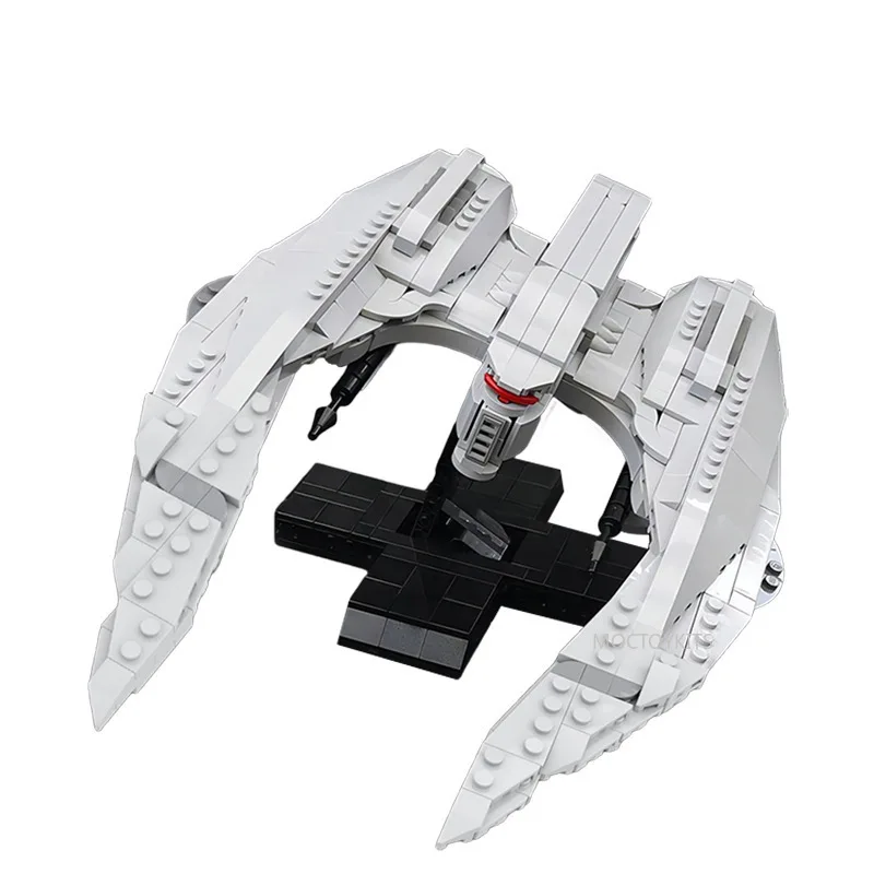 Battlestared Fighter GalacticaCylon Raider MK II Building Blocks MOC-85569 Space Plane Assembly Model Puzzle Toy Birthday Gift
Battlestared Fighter GalacticaCylon Raider MK II Building Blocks MOC-85569 Space Plane Assembly Model Puzzle Toy Birthday Gift