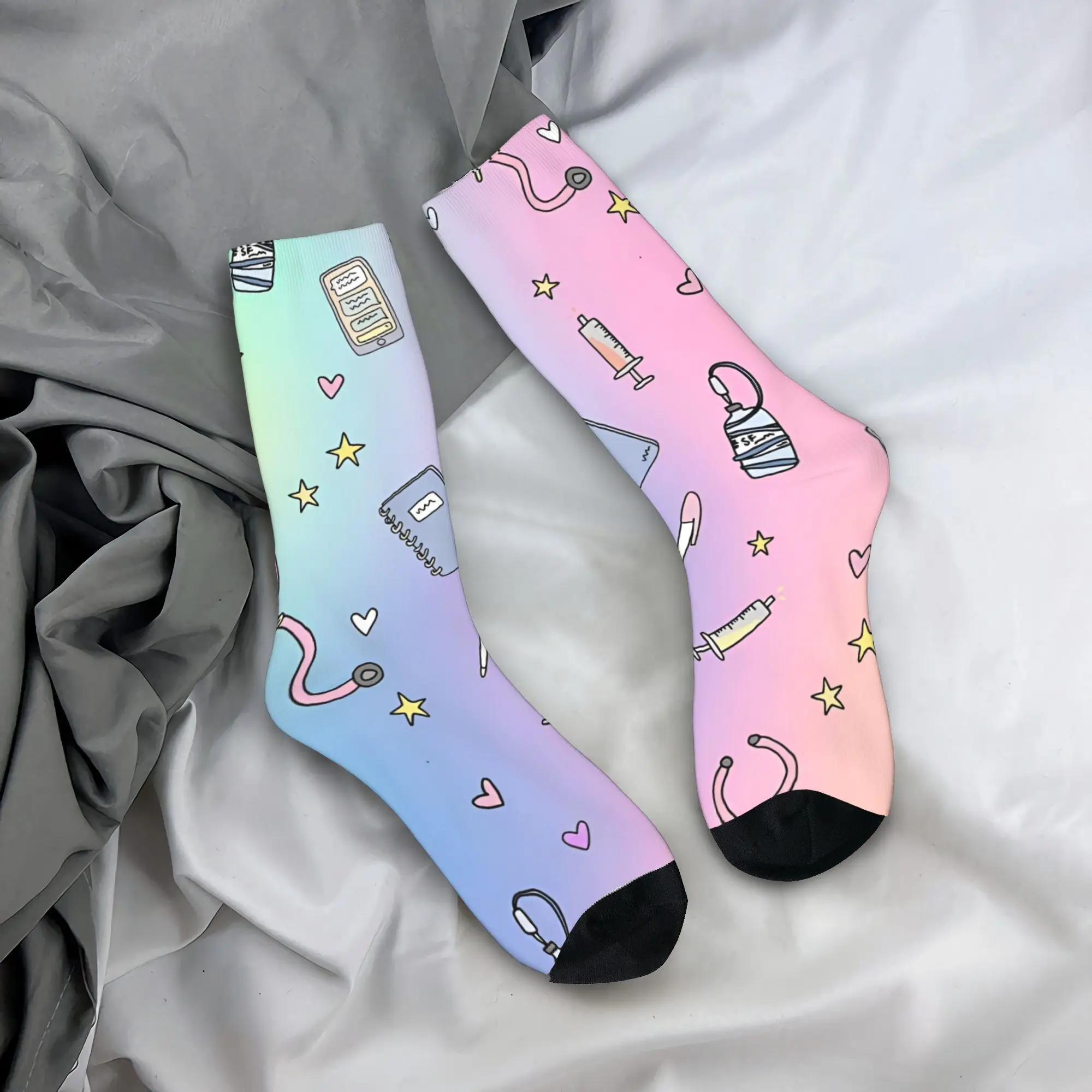 Couple Socks Nurse First Aid Cartoon Print Stockings Winter Novelty Quality Socks Graphic Climbing Anti Skid Socks
Couple Socks Nurse First Aid Cartoon Print Stockings Winter Novelty Quality Socks Graphic Climbing Anti Skid Socks