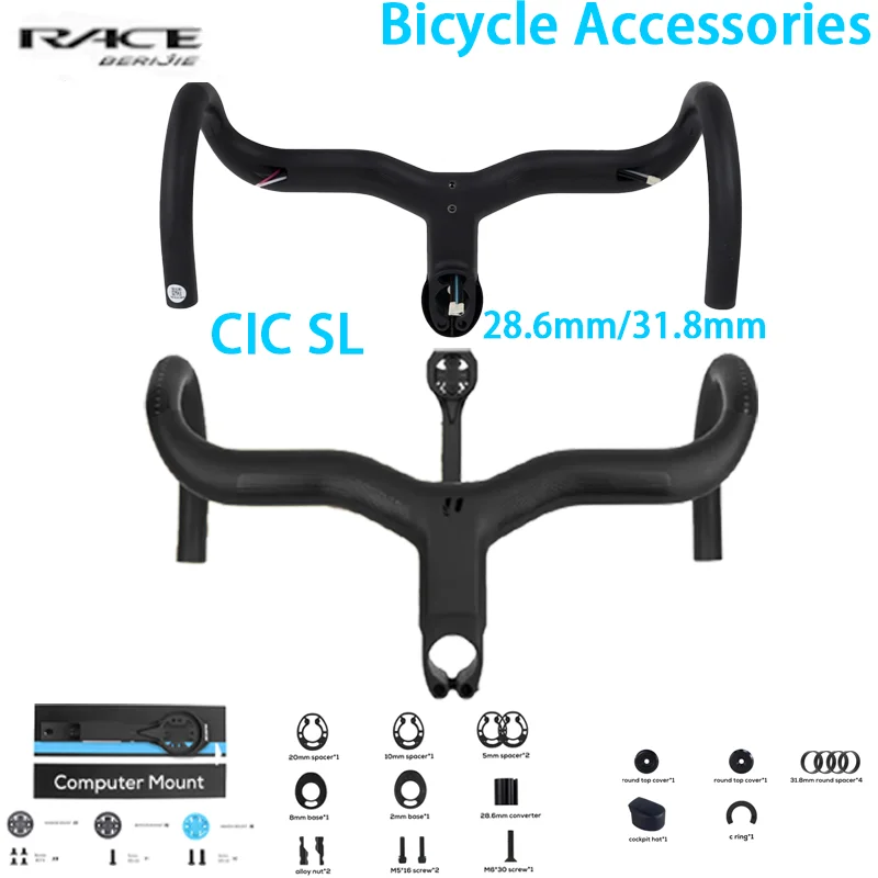 Race CIC SL FUll Carbon Road Handlebar,-6°,Bike Accessories,Stem Length 90-120mm,Road Bike Parts,Width380-440mm
Race CIC SL FUll Carbon Road Handlebar,-6°,Bike Accessories,Stem Length 90-120mm,Road Bike Parts,Width380-440mm