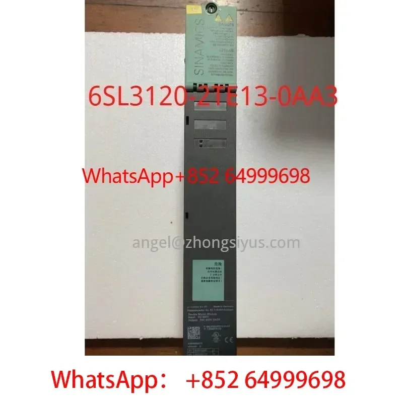 6SL3120-2TE13-0AA3 SINAMICS S120 Double Motor Module 3 A/3 A in good condition Functional normal 6SL3120 2TE13 0AA3
6SL3120-2TE13-0AA3 SINAMICS S120 Double Motor Module 3 A/3 A in good condition Functional normal 6SL3120 2TE13 0AA3