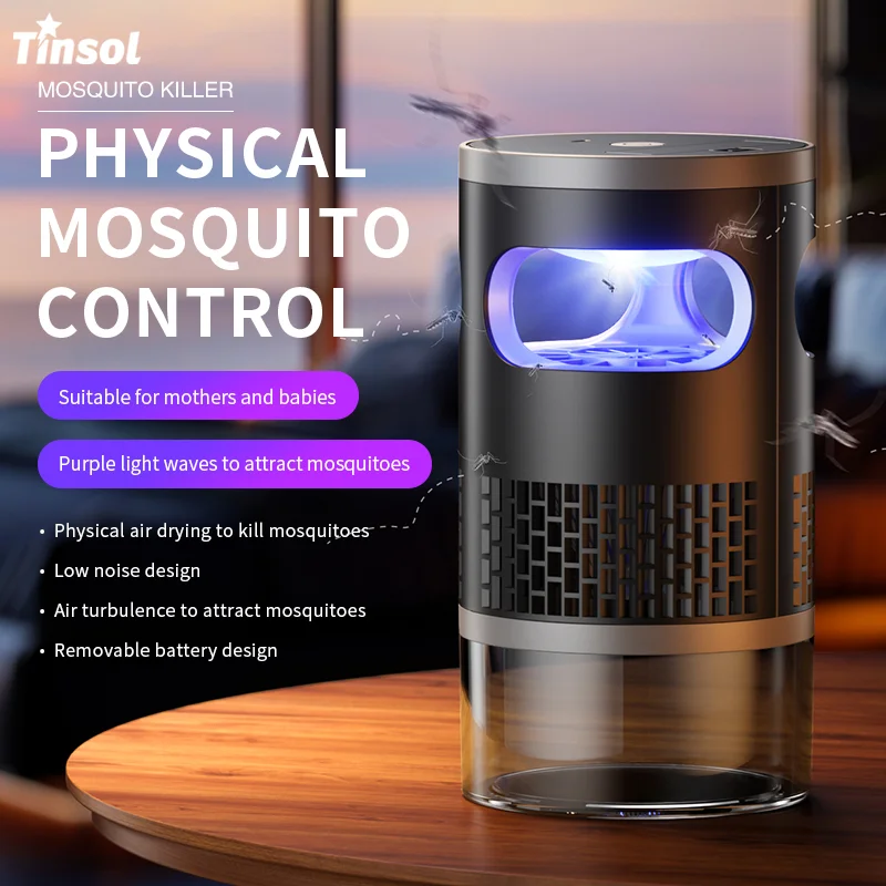 TINSOL Automatic Mosquito Light Inhaler Silent Mosquito Catcher Type-C Rechargeable for Outdoor Camping and Home Use
TINSOL Automatic Mosquito Light Inhaler Silent Mosquito Catcher Type-C Rechargeable for Outdoor Camping and Home Use