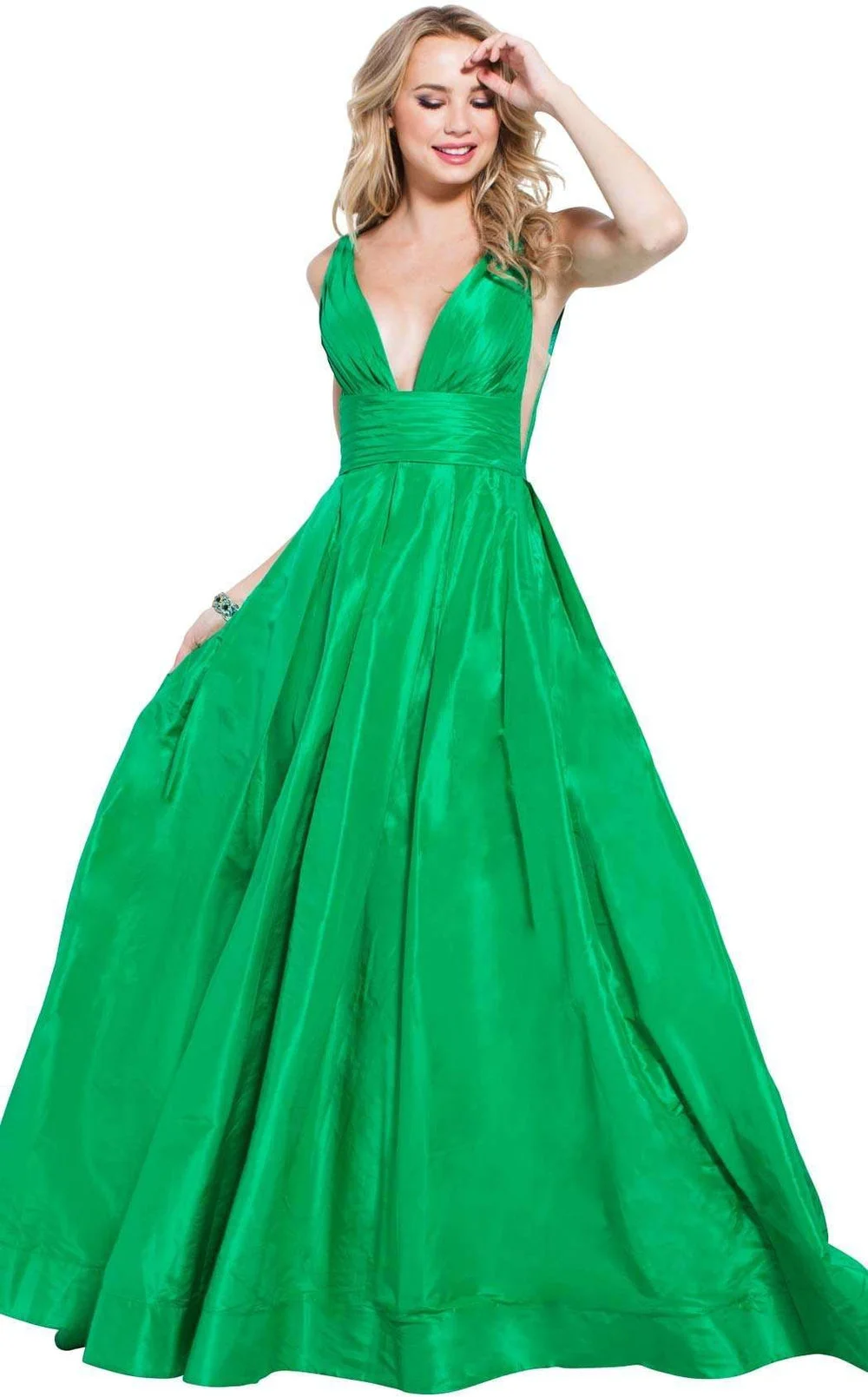 Women's Elegant Party Dresses Sleeveless V Neck Taffeta Pleated A-Line Dresses Formal Occasion Gowns Party Dresses Floor Length
Women's Elegant Party Dresses Sleeveless V Neck Taffeta Pleated A-Line Dresses Formal Occasion Gowns Party Dresses Floor Length