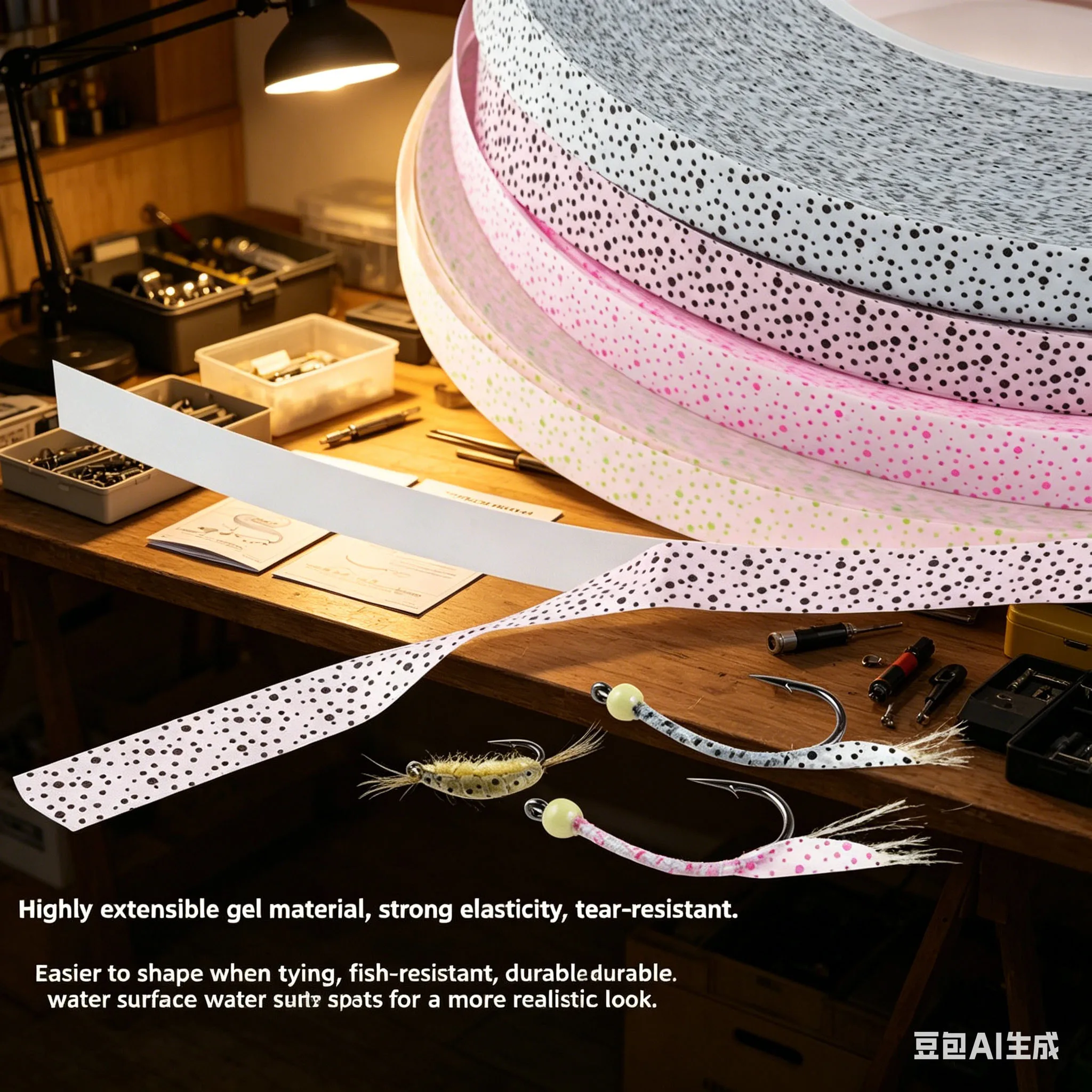 1pc Sea Fishing Spotted Fish Skin 100m Large Roll Luminous Hook Binding Material Fish Skin Lure Tying Accessories
1pc Sea Fishing Spotted Fish Skin 100m Large Roll Luminous Hook Binding Material Fish Skin Lure Tying Accessories