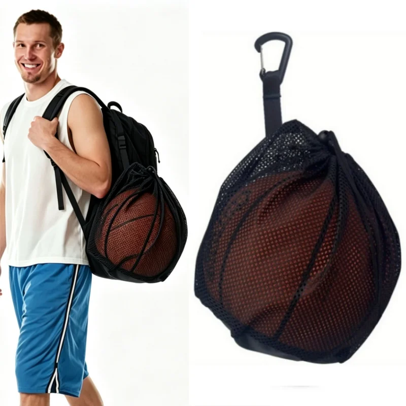 Drawstring Mesh Basketball Bag Football Soccer Volleyball Ball Storage Bag Outdoor Sports Game Travel Toy Lightweight Net Bags
Drawstring Mesh Basketball Bag Football Soccer Volleyball Ball Storage Bag Outdoor Sports Game Travel Toy Lightweight Net Bags