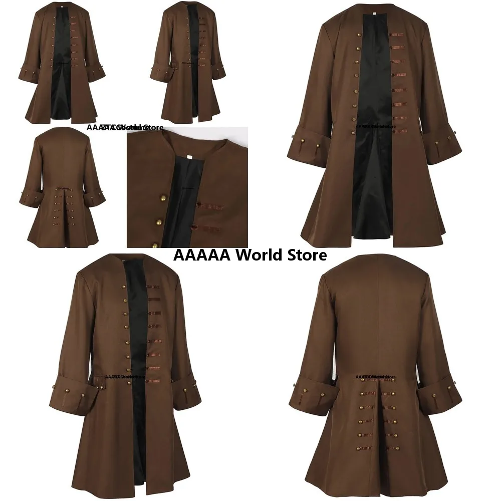 Captain Jack Sparrow Cosplay Costume Trench Coat Halloween Party Role Play Jacket For Adult Men
Captain Jack Sparrow Cosplay Costume Trench Coat Halloween Party Role Play Jacket For Adult Men