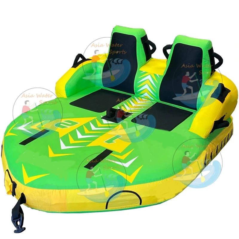 Inflatable 2 Riders Towable Tube for Boating, Water Sport Towable Tubes for Boat to Pull
Inflatable 2 Riders Towable Tube for Boating, Water Sport Towable Tubes for Boat to Pull