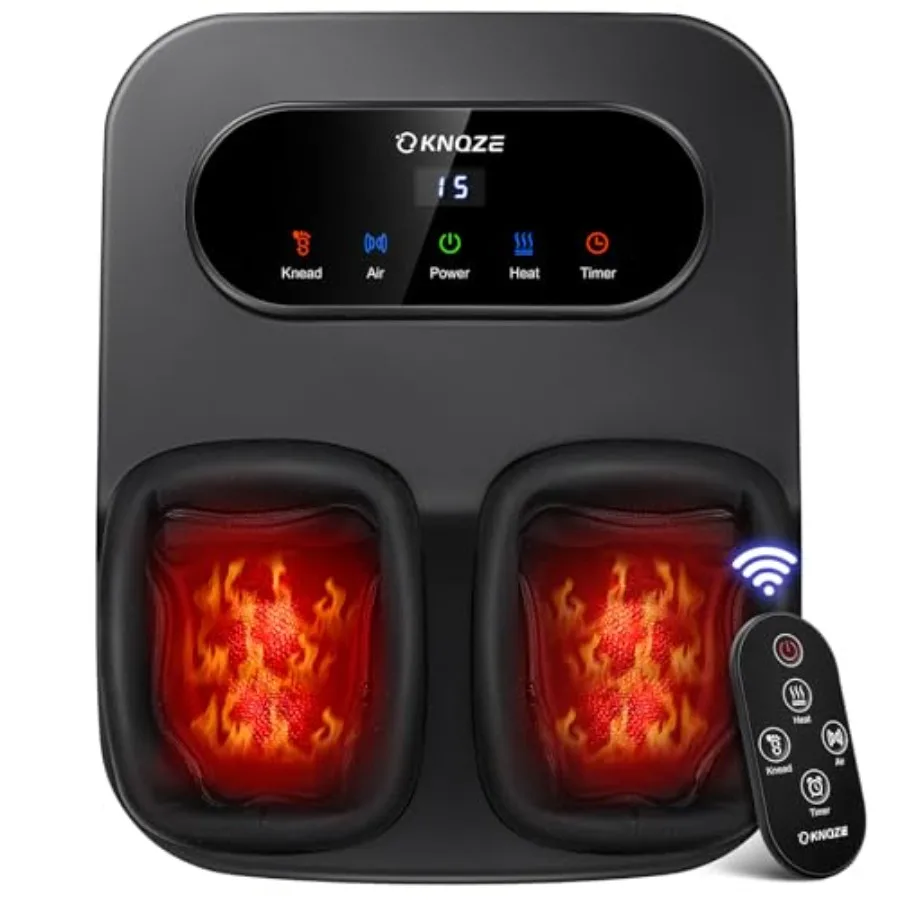 Массажер для ног с подогревом и пультом ДУ, шиацу-массаж глубокого воздействия для облегчения плантарного фасциита и невропатии, грелка для ног, черный цвет, подходит до размера S для мужчин.
Массажер для ног с подогревом и пультом ДУ, шиацу-массаж глубокого воздействия для облегчения плантарного фасциита и невропатии, грелка для ног, черный цвет, подходит до размера S для мужчин.