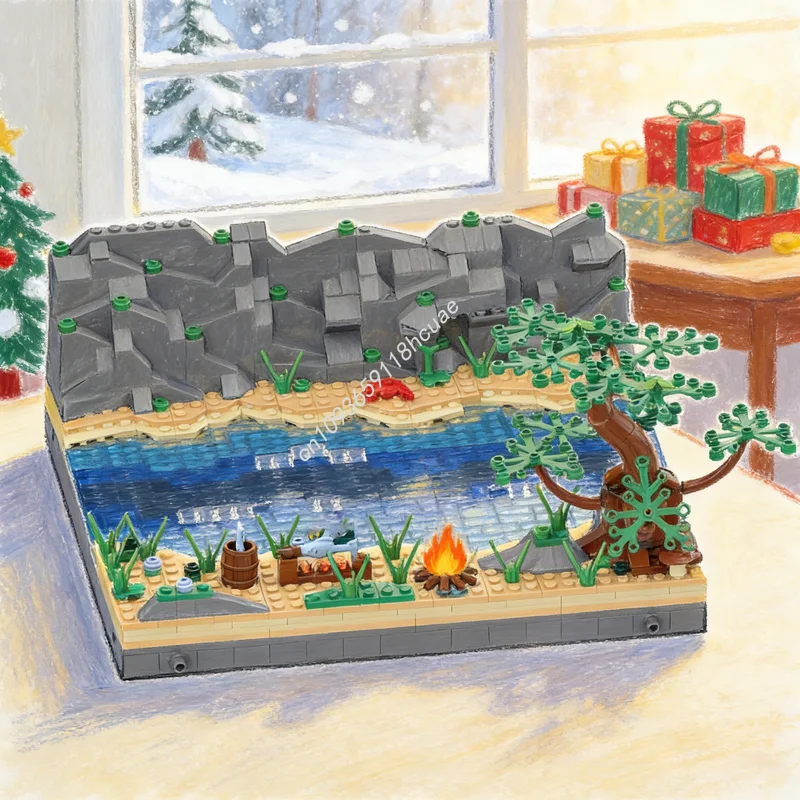1285pcs MOC Fisher River Icons Model Building Blocks Toy Christmas Gift Construction Assemble Creative Education Brick Idea DIY
1285pcs MOC Fisher River Icons Model Building Blocks Toy Christmas Gift Construction Assemble Creative Education Brick Idea DIY