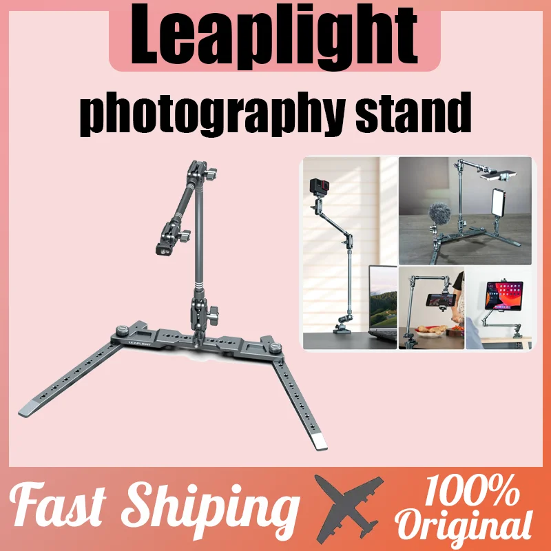 Leaplight Photography Stand For DJI Insta360 Gopro iPhone Xiaomi Samsung Multi Functional Top View Shooting For Live Stream Vlog
Leaplight Photography Stand For DJI Insta360 Gopro iPhone Xiaomi Samsung Multi Functional Top View Shooting For Live Stream Vlog