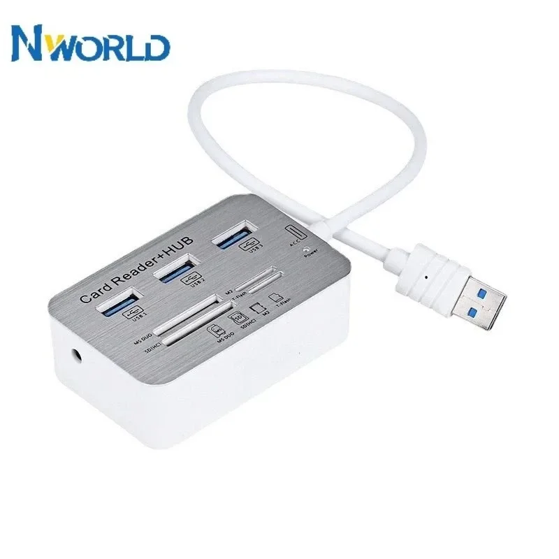 USB-концентратор 7 в 1, устройство чтения карт памяти Fast USB3.0 или USB2.0, адаптер памяти SD TF для U-диска, ПК, ноутбука, мыши, клавиатуры, адаптер
USB-концентратор 7 в 1, устройство чтения карт памяти Fast USB3.0 или USB2.0, адаптер памяти SD TF для U-диска, ПК, ноутбука, мыши, клавиатуры, адаптер