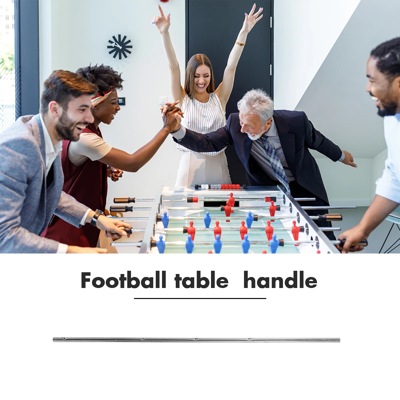 Foosball Table 6mm x 41 5cm Metal Pole Table Soccer Operation Rod for Desktop Soccer Machine Parts Replacement
Foosball Table 6mm x 41 5cm Metal Pole Table Soccer Operation Rod for Desktop Soccer Machine Parts Replacement