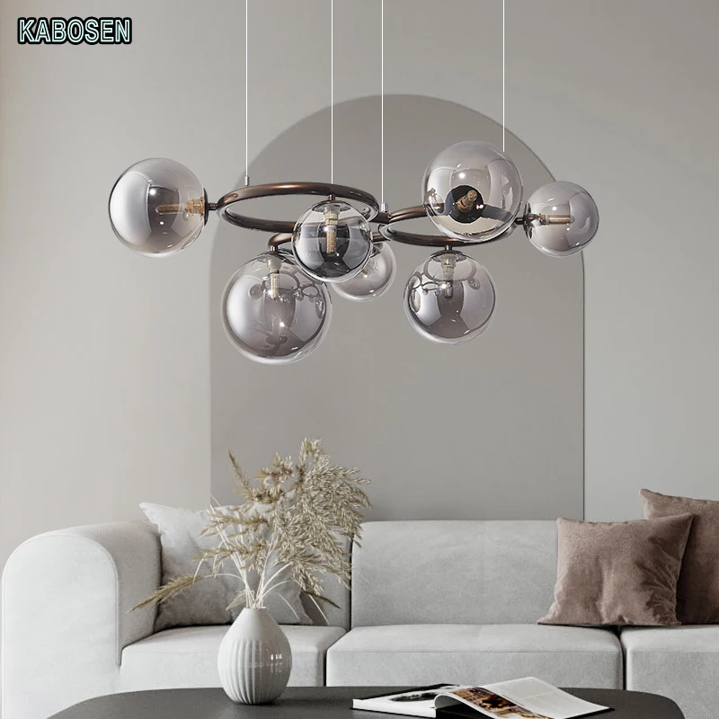 Nordic pendant lamp creative atmosphere modern simple living room bedroom pendant lamp dining room molecular glass pendant lamp
Nordic pendant lamp creative atmosphere modern simple living room bedroom pendant lamp dining room molecular glass pendant lamp
