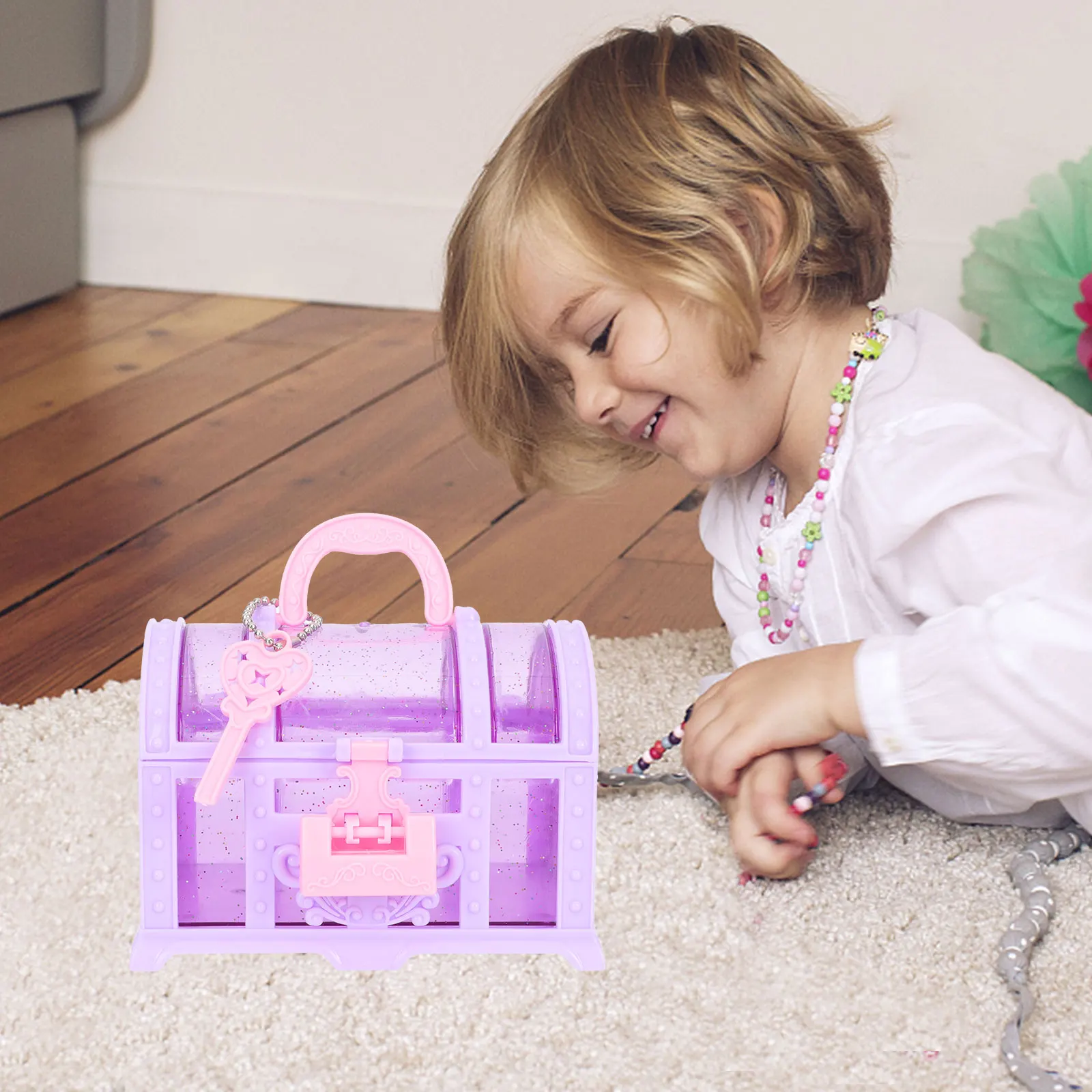2pcs Children's Makeup Box Treasure Chest Plastic Jewelry Storage Kids Toys Girls Piggy Bank Coin Organizer Living Room Office
2pcs Children's Makeup Box Treasure Chest Plastic Jewelry Storage Kids Toys Girls Piggy Bank Coin Organizer Living Room Office