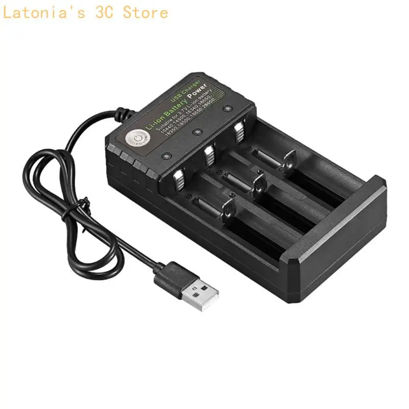 X3UB Portable 18650 Lithiums Battery with Three Independent Slots and 2Color LED Indicators for 18650 18500 14500
X3UB Portable 18650 Lithiums Battery with Three Independent Slots and 2Color LED Indicators for 18650 18500 14500