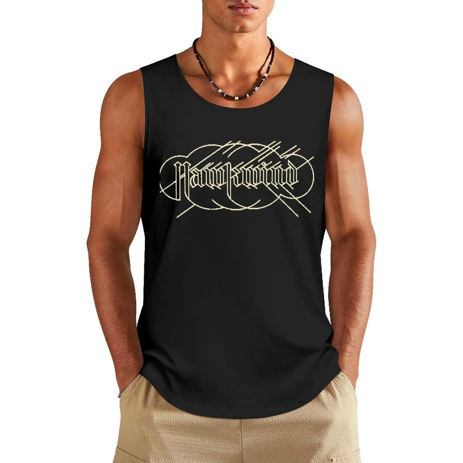 Hawkwind Logo Tank Top sexy clothes men gym t-shirts Men's summer t-shirt Men's summer vest
Hawkwind Logo Tank Top sexy clothes men gym t-shirts Men's summer t-shirt Men's summer vest