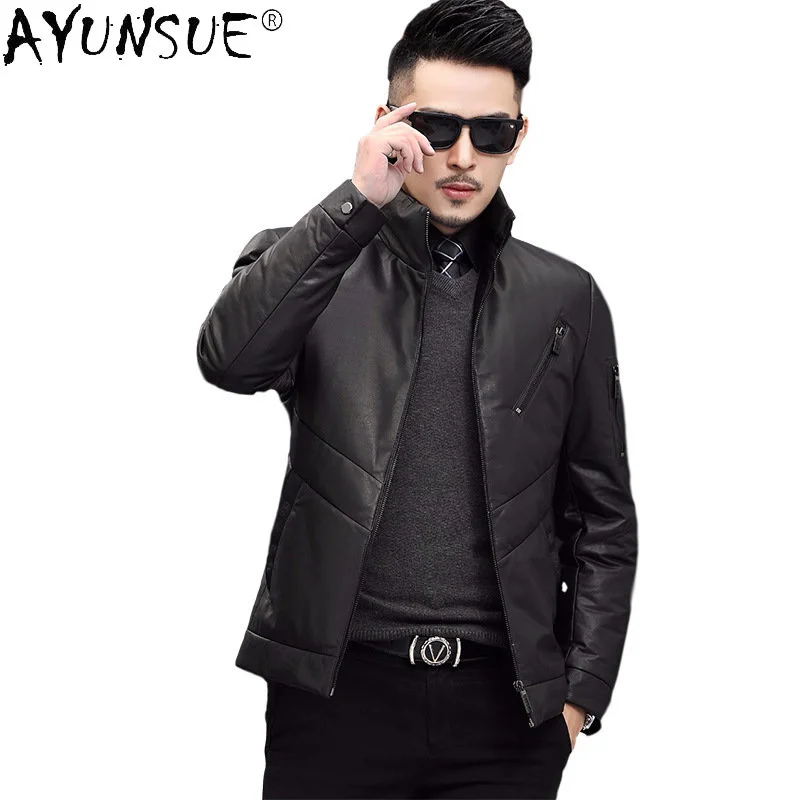 Genuine Leather Men’s Pure Cowhide Real Jacket Men 100% White Duck Down Linner Thick Winter Jackets Coats
Genuine Leather Men’s Pure Cowhide Real Jacket Men 100% White Duck Down Linner Thick Winter Jackets Coats