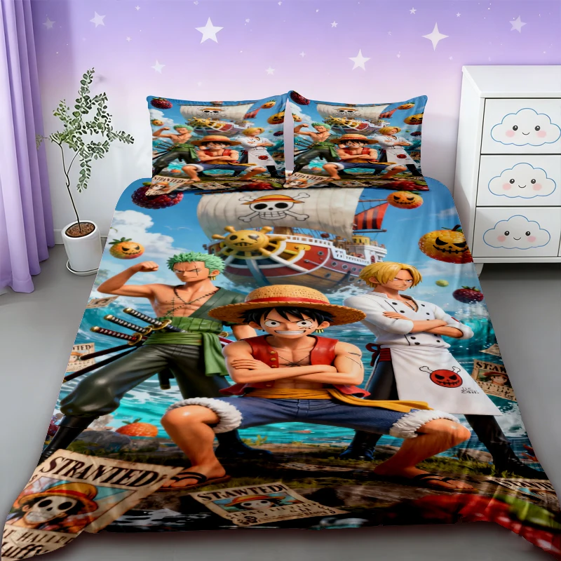 Anime One Piece Duvet Cover Set Japanese Cartoon Brooke Luffy Bedding Set Twin Full Size Bedroom Bed Decor Teens Boys Boys Gifts
Anime One Piece Duvet Cover Set Japanese Cartoon Brooke Luffy Bedding Set Twin Full Size Bedroom Bed Decor Teens Boys Boys Gifts