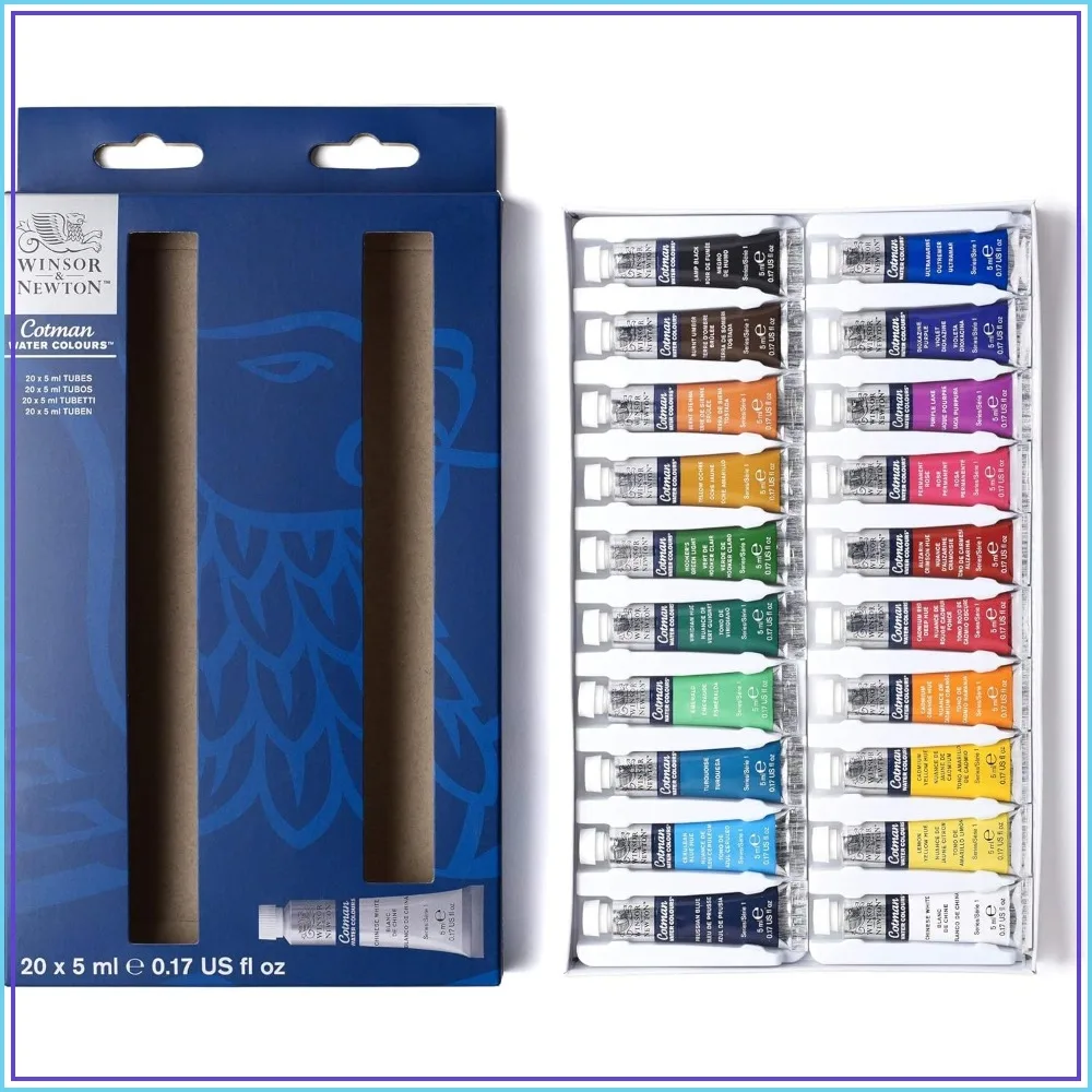 20-Color Watercolor Paint Set, 5ml Tubes – Essential Starter Colors for Beginners
20-Color Watercolor Paint Set, 5ml Tubes – Essential Starter Colors for Beginners