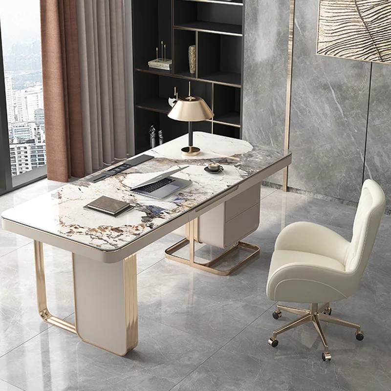 Rock Slab Desk And Chair Combination Study Computer Desk Light Luxury Minimalist Modern Writing Desk Office Desk
Rock Slab Desk And Chair Combination Study Computer Desk Light Luxury Minimalist Modern Writing Desk Office Desk