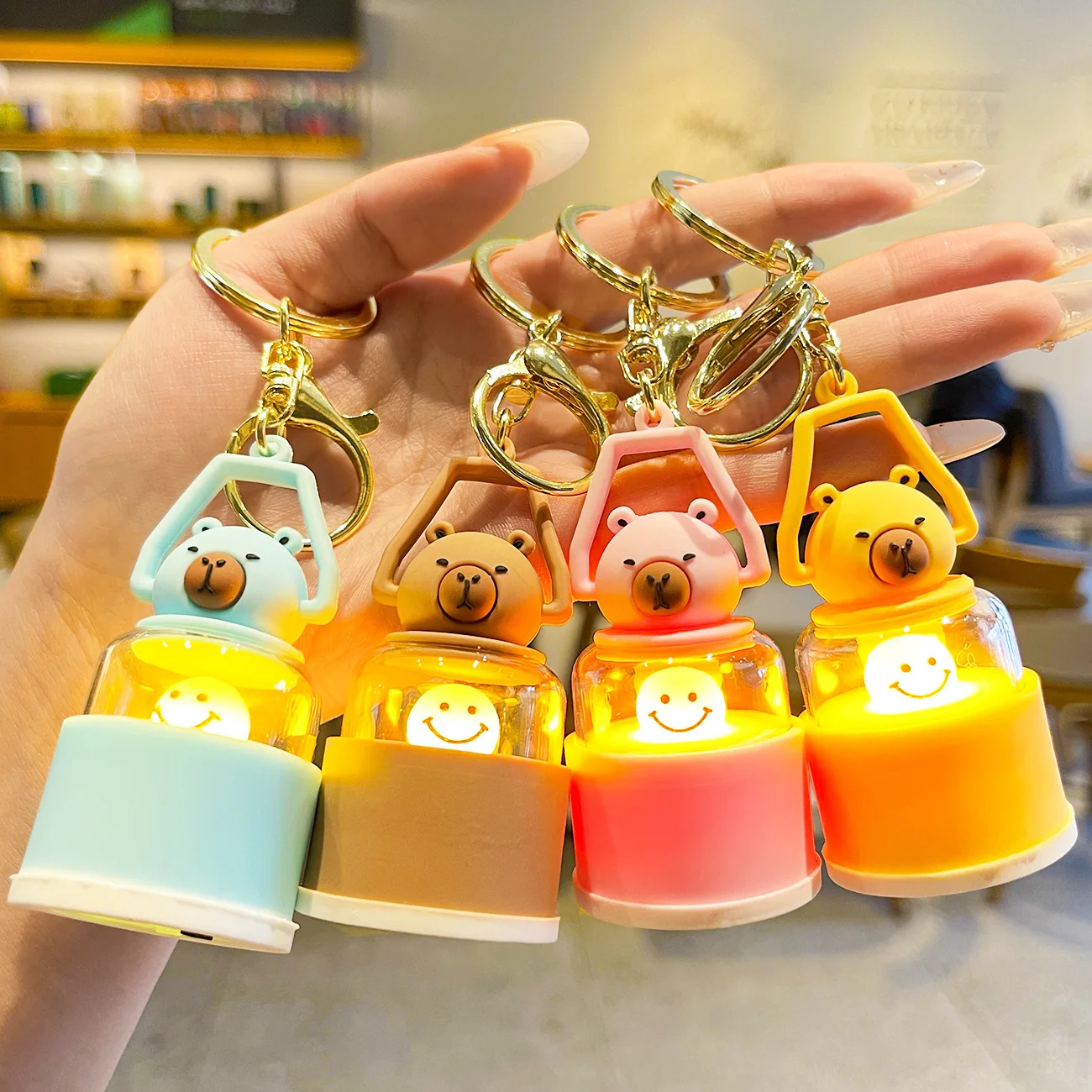 Creative Cute Dolphin Lord Night Light Keychain Cartoon Capibala Bag Pendant Couple's Small Gift for Girlfriend
Creative Cute Dolphin Lord Night Light Keychain Cartoon Capibala Bag Pendant Couple's Small Gift for Girlfriend
