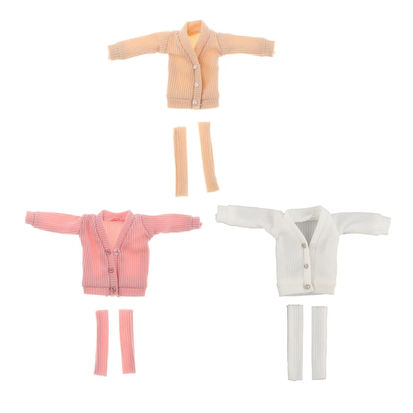 1/12 Scale Button Down Sweater Casual Fashion Slim Doll Open Front Cardigan Loose Outerwear for 6 inch Figure Accessory Clothes
1/12 Scale Button Down Sweater Casual Fashion Slim Doll Open Front Cardigan Loose Outerwear for 6 inch Figure Accessory Clothes