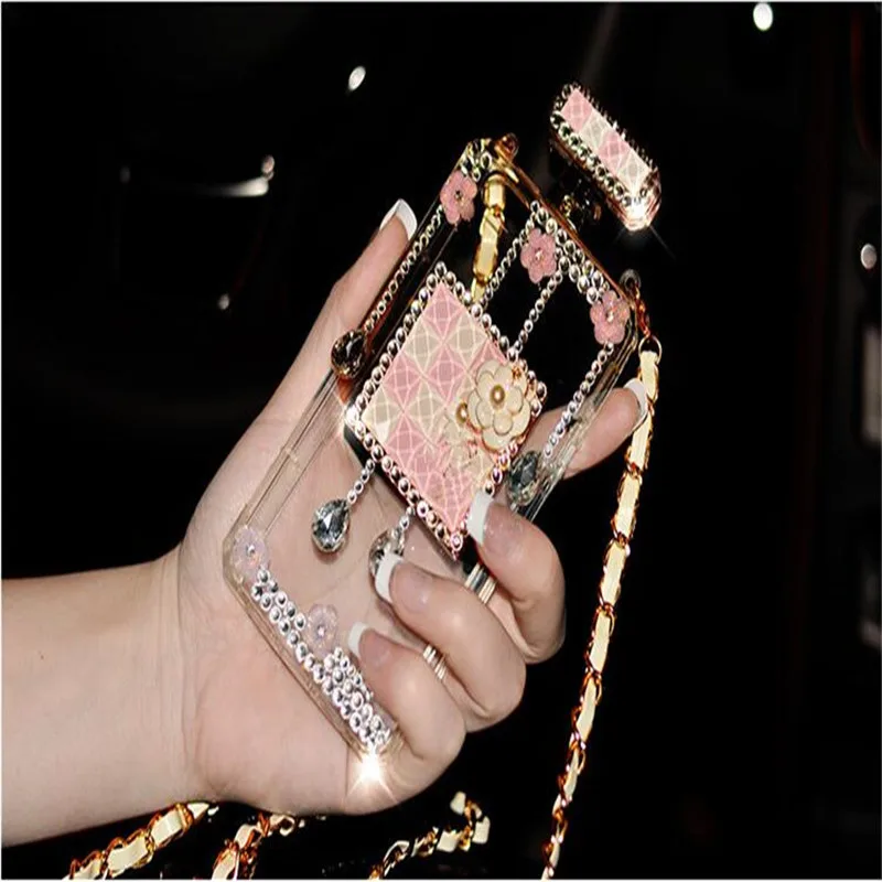 Luxury Glitter Crossbody perfume bottle Phone Case For Iphone 7 8 PLUS XR XS 11 12 13 14 15 Pro Max Bling rhinestones Cover Capa
Luxury Glitter Crossbody perfume bottle Phone Case For Iphone 7 8 PLUS XR XS 11 12 13 14 15 Pro Max Bling rhinestones Cover Capa