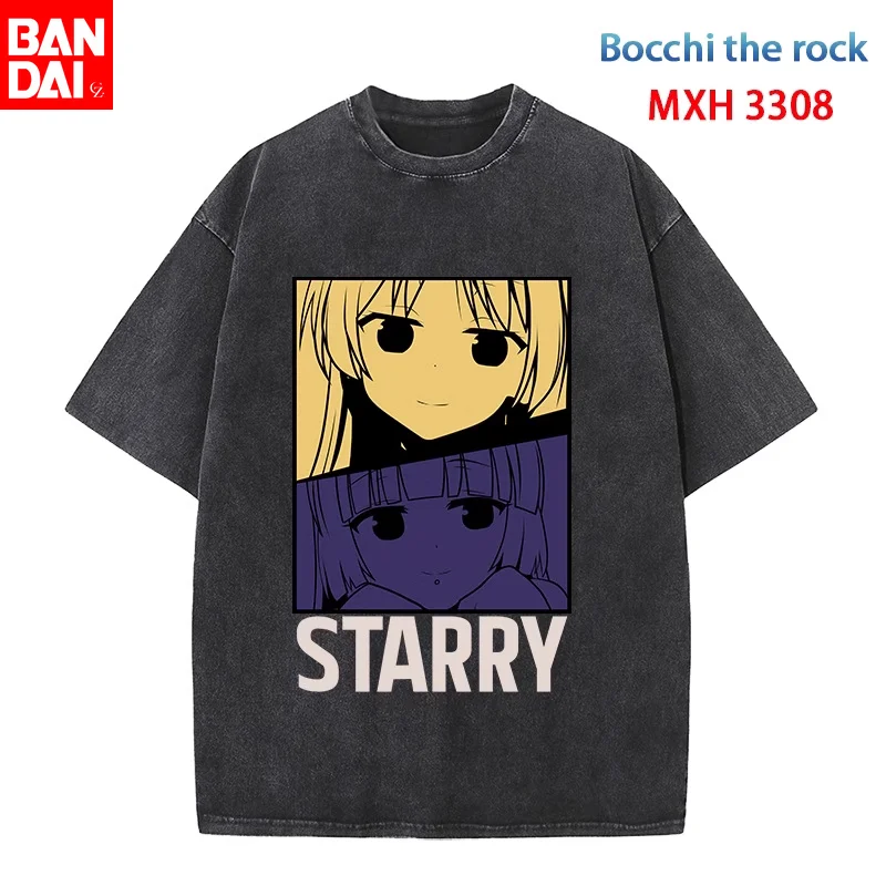 Bocchi The Rock Kessoku Band Color Block Vintage Washed T Shirt 2026 Summer Oversized Streetwear Anime Graphic Tee for Men Women
Bocchi The Rock Kessoku Band Color Block Vintage Washed T Shirt 2026 Summer Oversized Streetwear Anime Graphic Tee for Men Women