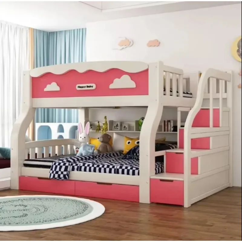 Solid Wood Thick Bunk Bed Children's Mother and Child Bed Home Multifunctional High and Low Bed
Solid Wood Thick Bunk Bed Children's Mother and Child Bed Home Multifunctional High and Low Bed
