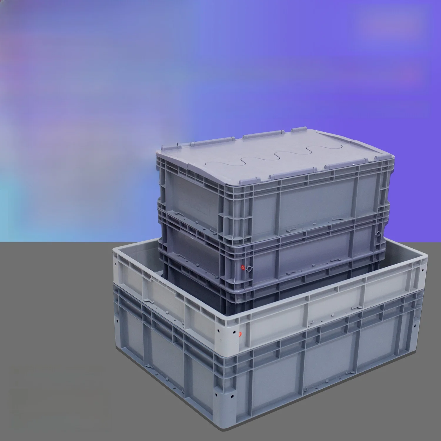 Промышленный пластиковый контейнер для хранения с закругленными углами, устойчивый, большой размер, для 3D-склада, бытовой органайзер для хранения
Промышленный пластиковый контейнер для хранения с закругленными углами, устойчивый, большой размер, для 3D-склада, бытовой органайзер для хранения