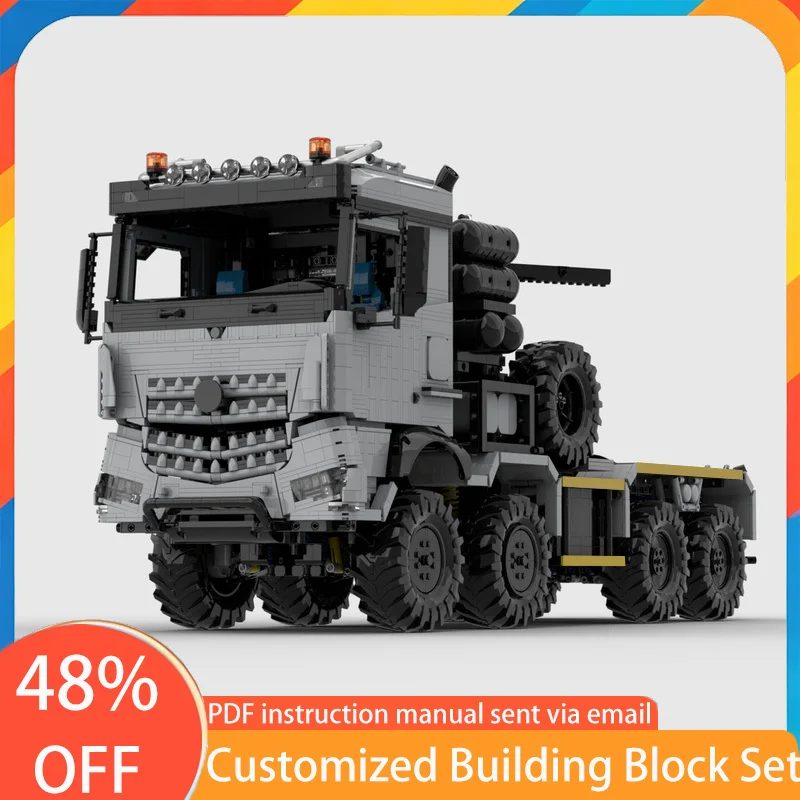5846 PCS Speed Hypercar Truck -Arocs 8x8 4663 MOC Customize Modular Building Block Design Brick DIY Christmas Toy Gift For Adult
5846 PCS Speed Hypercar Truck -Arocs 8x8 4663 MOC Customize Modular Building Block Design Brick DIY Christmas Toy Gift For Adult