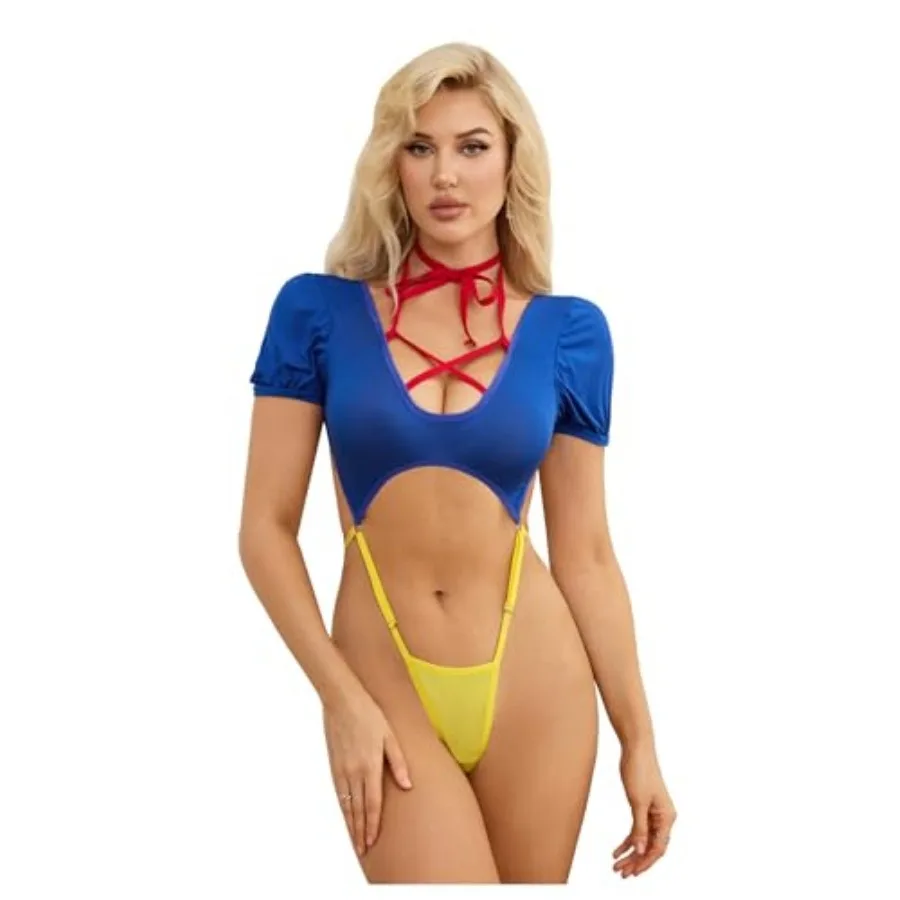 OYOANGLE Women's Cosplay Lingerie Sexy Roleplay Christmas Costumes Sexy Lace Up Lingerie Set
OYOANGLE Women's Cosplay Lingerie Sexy Roleplay Christmas Costumes Sexy Lace Up Lingerie Set