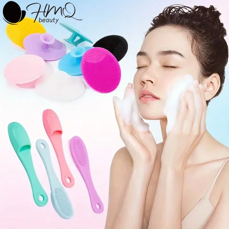 Portable Double-sided Silicone Facial Cleaning Brush Blackhead Removal Massage Skin Care Tool Makeup Remover Beauty Supplies 
Portable Double-sided Silicone Facial Cleaning Brush Blackhead Removal Massage Skin Care Tool Makeup Remover Beauty Supplies