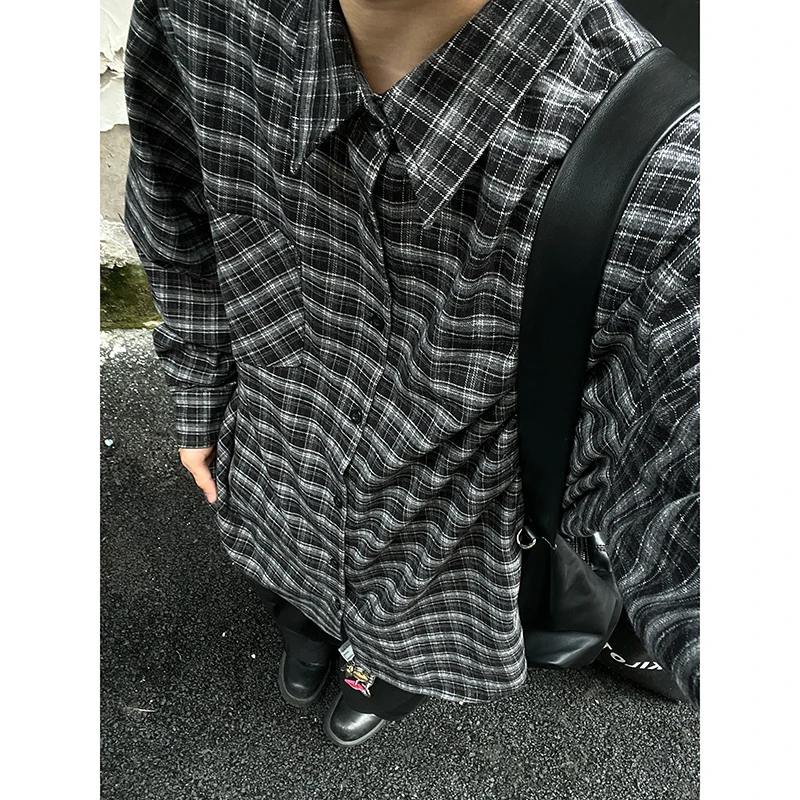 Retro Plaid Long Sve Men's irt Casual American Workwear Loose Fit Autumn Outerwear Breathable Cotton Polyester Blend
Retro Plaid Long Sve Men's irt Casual American Workwear Loose Fit Autumn Outerwear Breathable Cotton Polyester Blend