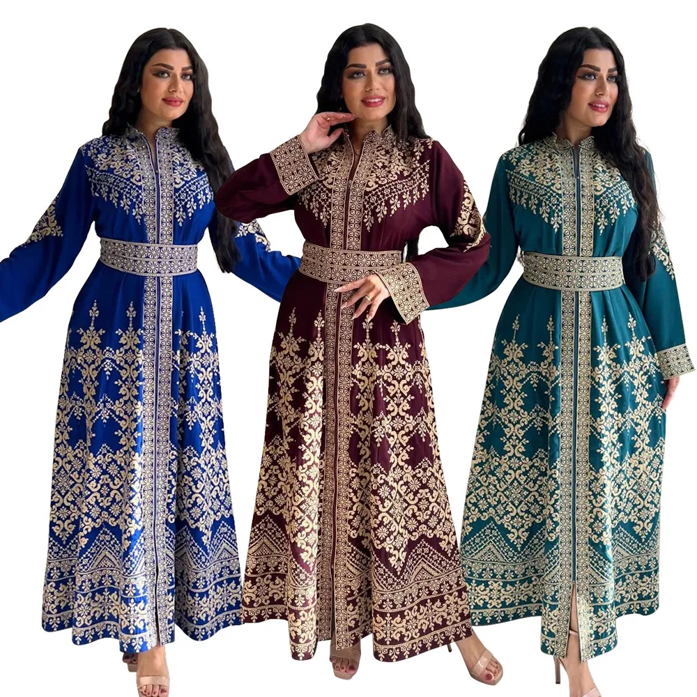 Ramadan Muslim Jalabiya Arab Dubai Print Zipper Robe Dress Women Abaya Turkey Kaftan Eid Djellaba Caftan Marocain Femme Gown
Ramadan Muslim Jalabiya Arab Dubai Print Zipper Robe Dress Women Abaya Turkey Kaftan Eid Djellaba Caftan Marocain Femme Gown
