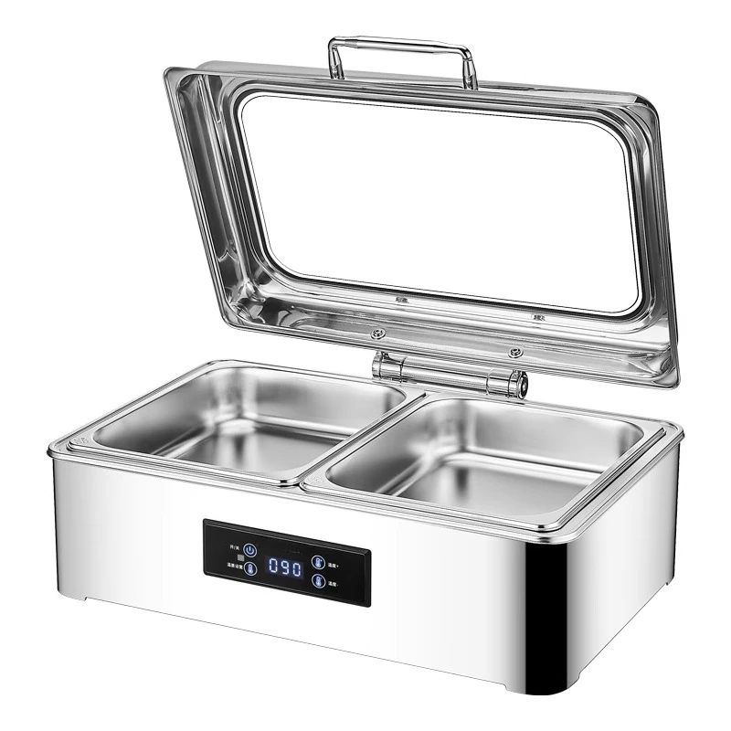 Thickened stainless steel insulated furnace electric heating hotel canteen insulated hot pot
Thickened stainless steel insulated furnace electric heating hotel canteen insulated hot pot
