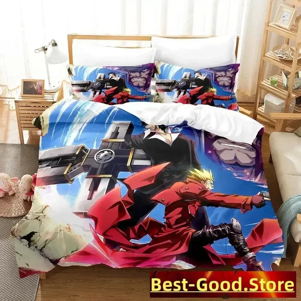 TRIGUN STAMPEDE Bedding Set Single Twin Full Queen King Size Bed Set Aldult Kid Bedroom Duvetcover Sets Anime parure de lit Bed
TRIGUN STAMPEDE Bedding Set Single Twin Full Queen King Size Bed Set Aldult Kid Bedroom Duvetcover Sets Anime parure de lit Bed