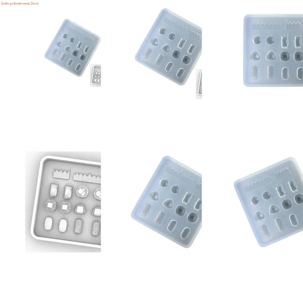 F92D Practical Epoxy Resin Mold Thick Sushi Accessories Mould Easy to Clean Silicone Molds Jewelry Crafting Supplies 
F92D Practical Epoxy Resin Mold Thick Sushi Accessories Mould Easy to Clean Silicone Molds Jewelry Crafting Supplies