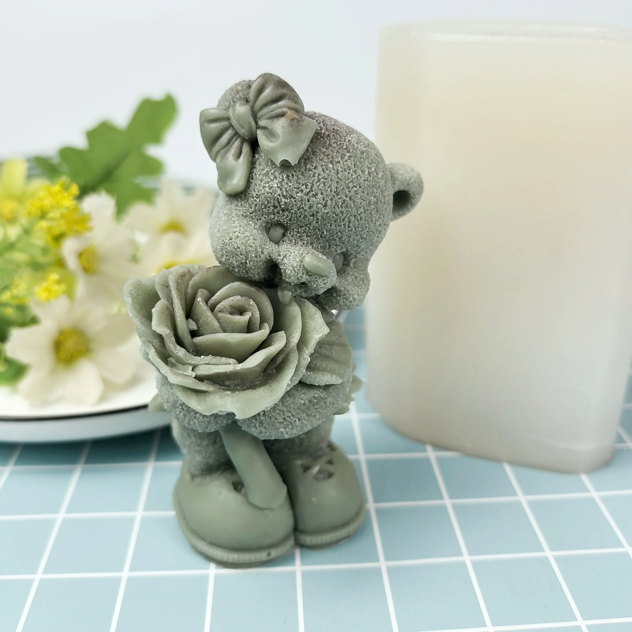 Rose Bears Candle Mold Animals Moulds Flowers Bow Bear Girl Soap Molds Silicone 3D Wedding Birthday Clay Resin Mould
Rose Bears Candle Mold Animals Moulds Flowers Bow Bear Girl Soap Molds Silicone 3D Wedding Birthday Clay Resin Mould