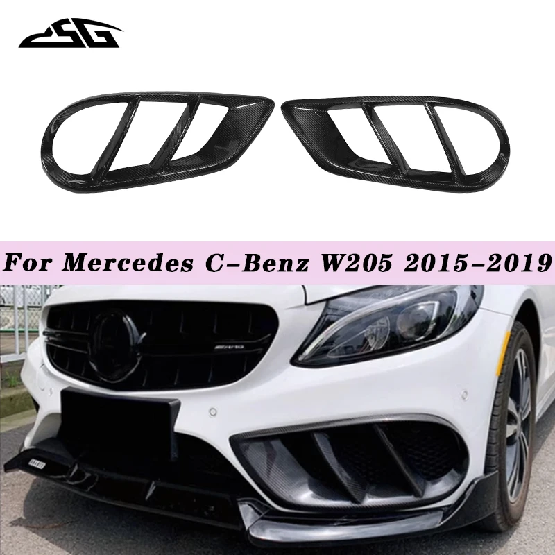 For Mercedes C-Benz W205 C180 C200 C260 Sport 15-19 Carbon Fiber Front Bumper Foglamp Grill Frame Air Vent Splitter Body Kit
For Mercedes C-Benz W205 C180 C200 C260 Sport 15-19 Carbon Fiber Front Bumper Foglamp Grill Frame Air Vent Splitter Body Kit