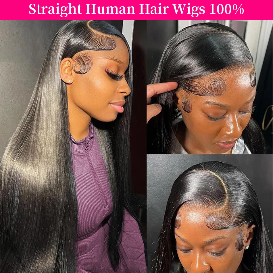 13X6 Hd Lace Frontal Wig Straight Human Hair Wigs 13X4 Lace Front Wigs Brazilian Wig Natural Black 250 Density 40 Inch For Women
13X6 Hd Lace Frontal Wig Straight Human Hair Wigs 13X4 Lace Front Wigs Brazilian Wig Natural Black 250 Density 40 Inch For Women