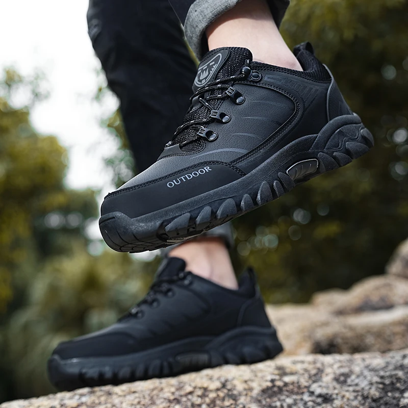 Winter Men's Snow Boots Plush Warm Men's Boots Waterproof Leather Sneakers Hot Men's Motorcycle Boots Outdoor Winter Male Boots
Winter Men's Snow Boots Plush Warm Men's Boots Waterproof Leather Sneakers Hot Men's Motorcycle Boots Outdoor Winter Male Boots