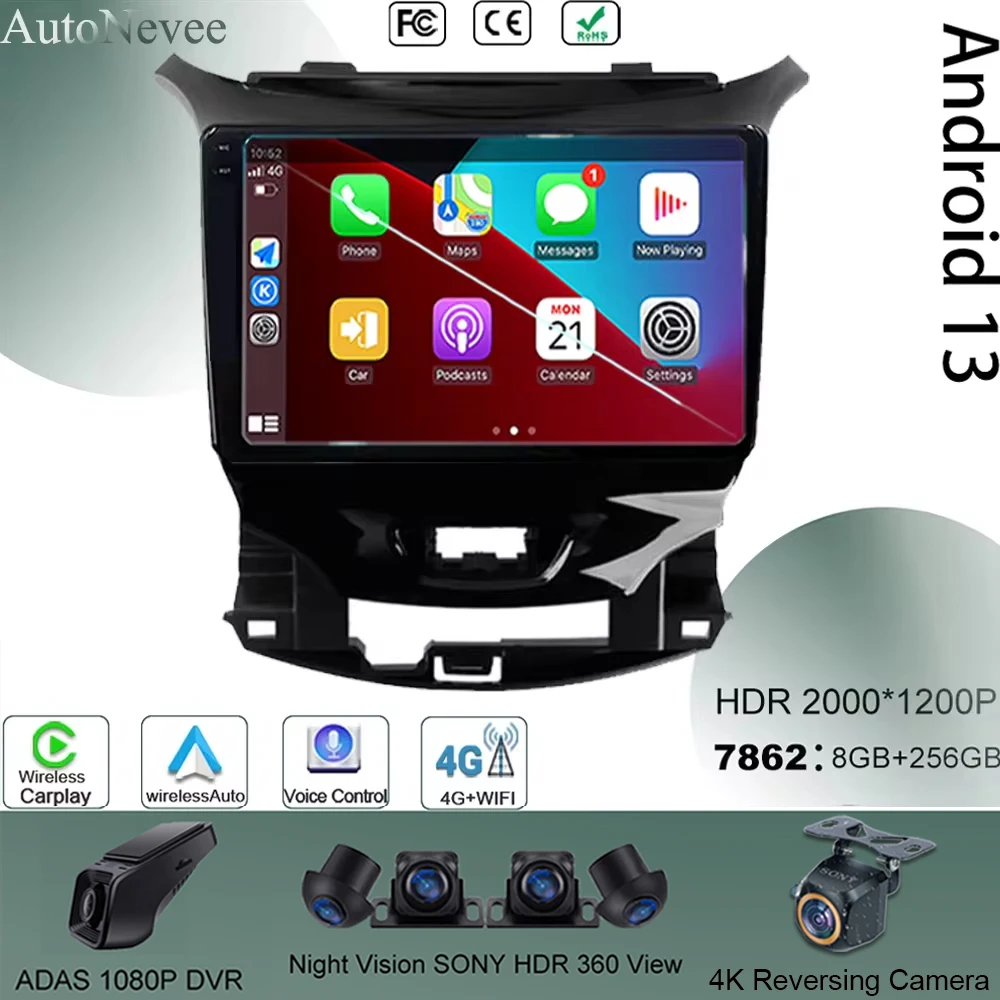 QLED-экран для Chevrolet Cruze 2 2015-2020, Bluetooth, Android, радио, стерео, сенсорный мультимедиа, GPS, DVD, Carplay
QLED-экран для Chevrolet Cruze 2 2015-2020, Bluetooth, Android, радио, стерео, сенсорный мультимедиа, GPS, DVD, Carplay
