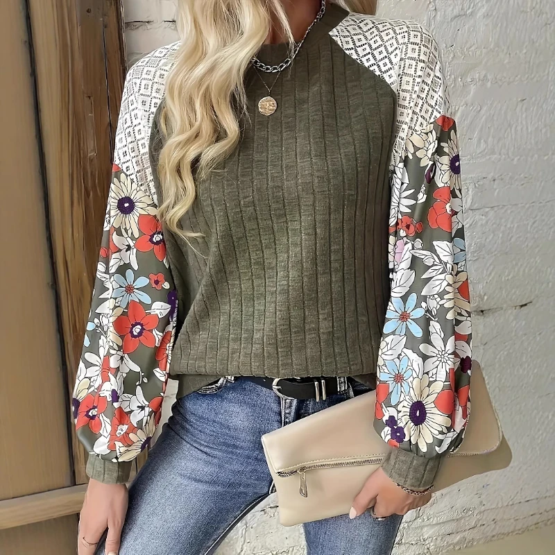 2025 New European and American Women's Moon Osmanthus Color blocked Long sleeved Ribbed Women's Shirt
2025 New European and American Women's Moon Osmanthus Color blocked Long sleeved Ribbed Women's Shirt