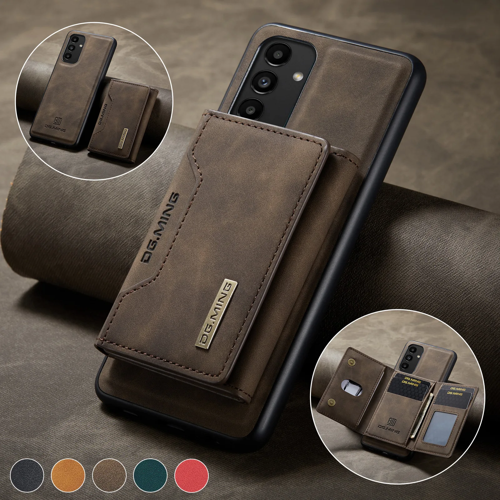 Luxury Leather Magnetic attraction Phone Case For Samsung Galaxy A 71 35 13 33 53 54 55 5G 22 32 42 52 72 73 ZFold3 4 Back Cover
Luxury Leather Magnetic attraction Phone Case For Samsung Galaxy A 71 35 13 33 53 54 55 5G 22 32 42 52 72 73 ZFold3 4 Back Cover
