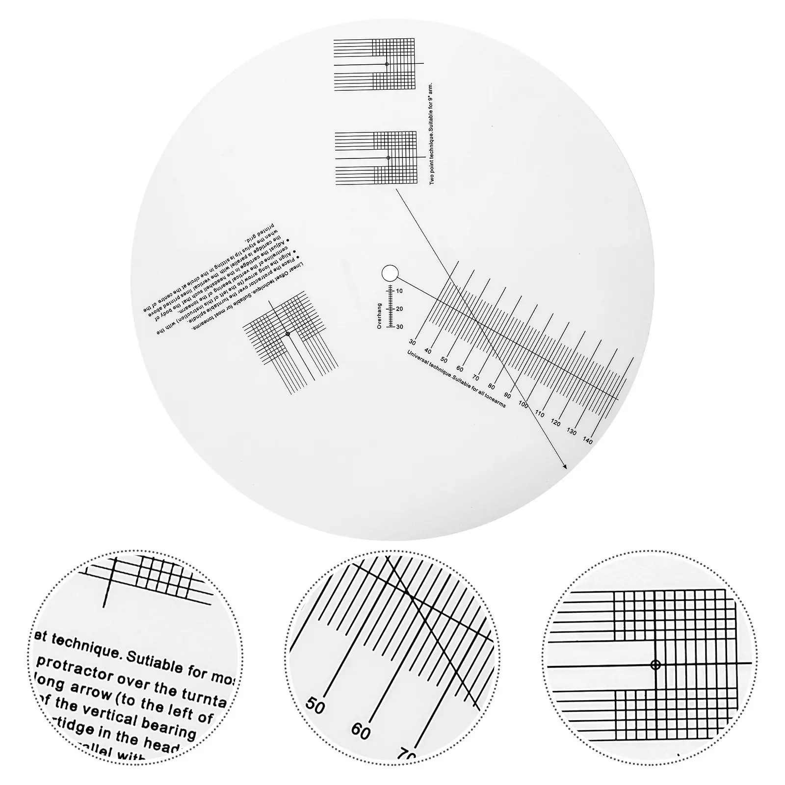Профессиональная антискользящая калибровочная пластина для виниловых пластинок, точный угломер для регулировки иглы проигрывателя
Профессиональная антискользящая калибровочная пластина для виниловых пластинок, точный угломер для регулировки иглы проигрывателя